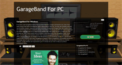 Desktop Screenshot of garagebandforpc.com